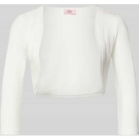 V.M. Jacke mit offener Vorderseite in Offwhite, Größe 38 von V.M.