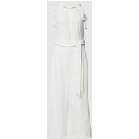 V.M. Jumpsuit mit Spaghettiträgern in Offwhite, Größe 32 von V.M.