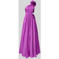 V.M. Off-Shoulder-Abendkleid in unifarbenem Design in Pflaume, Größe 40 V.M. Off-Shoulder-Abendkleid in unifarbenem Design in Pflaume, Größe 40 von V.M.