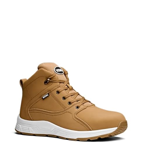 V12 Herren React BAU-Stiefel, gelb, 44.5 EU von V12