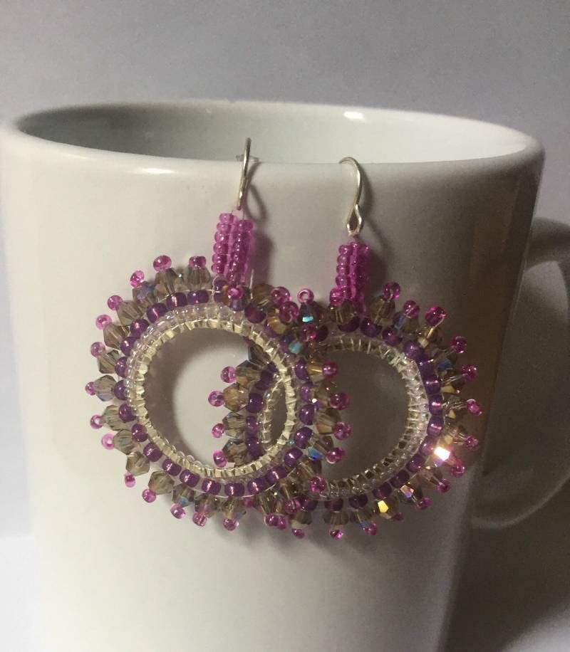 Pastell Rosa Kristall Pastell Rosa Kristall von V2earringdesigns