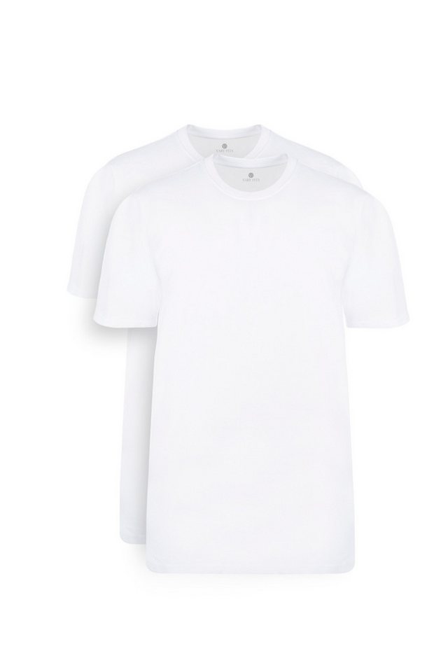 VA CULTURE T-Shirt 2er Pack Basic T-Shirts – Normal, Tall & Extra Tall Größen (2-tlg) von VA CULTURE