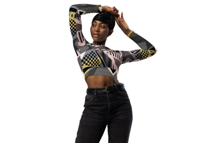 VAAM LMNTS Crop-Top LINIC Langarm Crop Top von VAAM LMNTS
