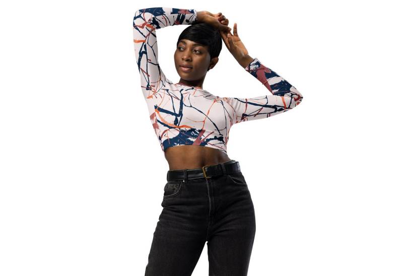 VAAM LMNTS Crop-Top TWINA Langarm Crop Top von VAAM LMNTS