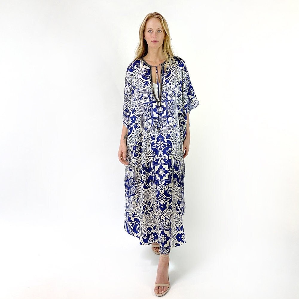 Milla Kaftan Seidenkleid von VACANCESCOLLECTION