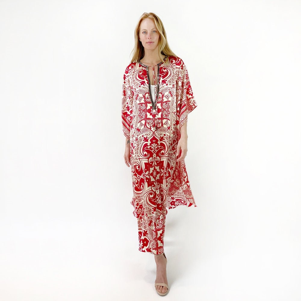 Milla Kaftan Seidenkleid von VACANCESCOLLECTION