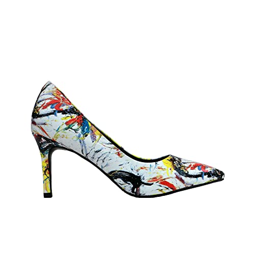 VACCASHE Rio Artistic Pumps aus echtem Leder, Stiletto-Absatz, einzigartig, Lackierung, Rio Amarillo, 40.5 EU VACCASHE Rio Artistic Pumps aus echtem Leder, Stiletto-Absatz, einzigartig, Lackierung, Rio Amarillo, 40.5 EU von VACCASHE