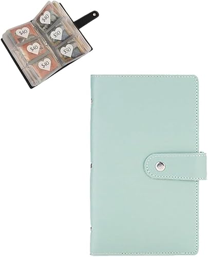 96 Envelope Savings Challenge Book, 96 Envelope Challenge Binder. (Green,One Size) von VACSAX