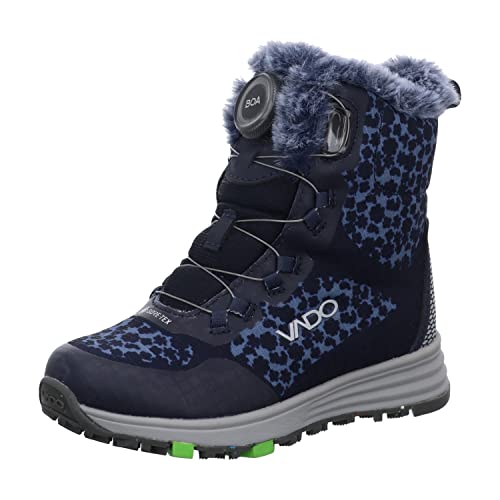 Vado Snow High Warmfutter Boot Boa Drehverschluss Blau EU 35 von Vado