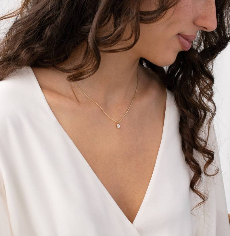 Diamant-Halskette Geschenk Für Sie Handgemachter Schmuck Abschlussfeier Geschenke Personalisiertes Personalisierter Mama Mutter von VALAY