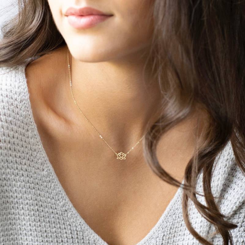 Lotus Halskette Halsketten Für Frauen Ermutigungs Geschenk Abschlussgeschenk Geschenke Sie Buddha Weihnachtsgeschenke Mutter von VALAY
