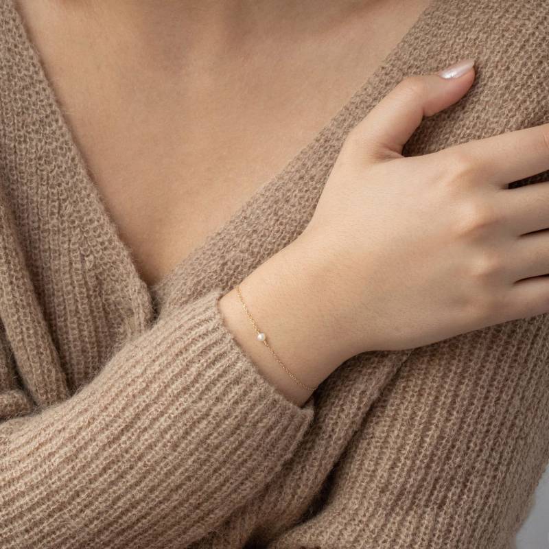 Perlenarmband - Goldarmband Geschenk Für Frauen Schwester Schmuck Geschenke Mutter Freunde Brautjungfer von VALAY