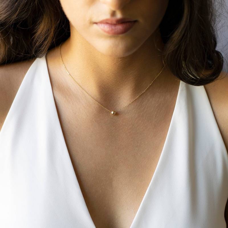 Perlenkette Zierliche Goldkette Mehrschichtige Halskette Für Frauen Gold Filled Weihnachtsgeschenke Schwester Geschenk von VALAY