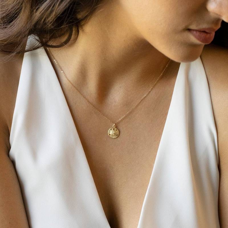 Sand Dollar Halskette Strand Schmuck Gold Filled Freundin Geschenk Freundschaft Beste Schwester von VALAY