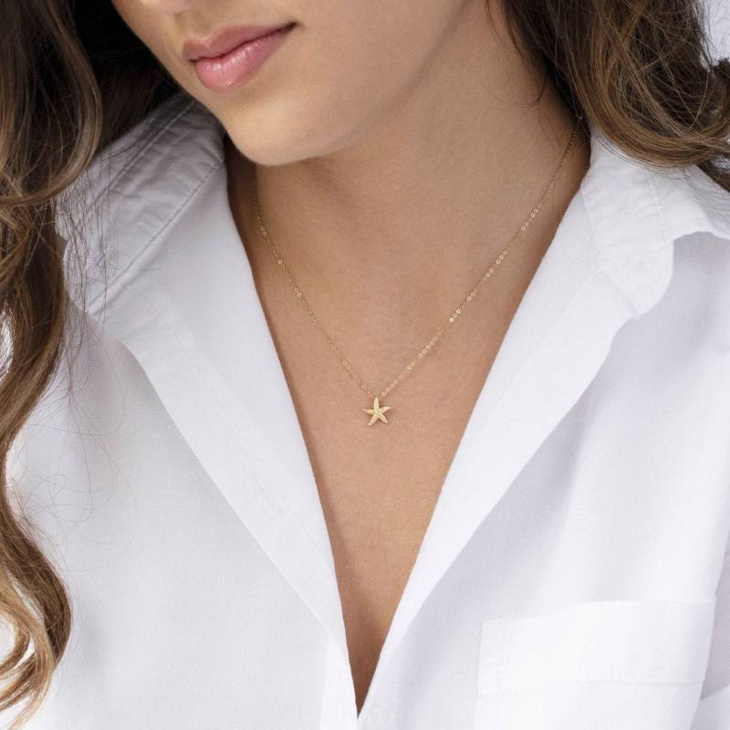 Seestern Halskette Gold Lehrer Weihnachtsgeschenke Geschenk Für Sie Abschluss Beste Freundin von VALAY