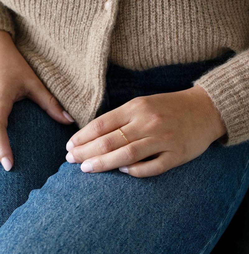 Senfkorn Ring Bergring Ringe Für Frauen Beste Geschenke Sie Freundin Geschenk, Zierlicher von VALAY