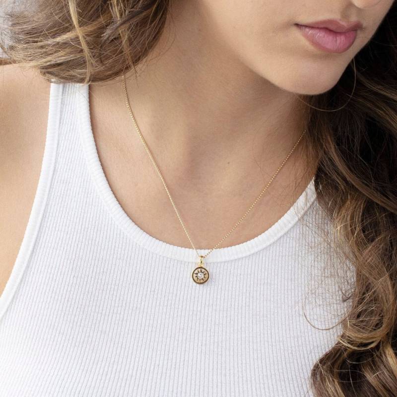 starburst Halskette Du Bist Mein Sonnenschein Sonne Ferngeschenk Vater-Tochter Geschenk Schwester Medaillon von VALAY