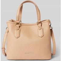 VALENTINO BAGS Handtasche mit Label-Applikation Modell 'BRIXTON' in Beige, Größe 1 von VALENTINO BAGS