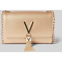 VALENTINO BAGS Handtasche mit Label-Applikation Modell 'DIVINA' in Gold, Größe 1 von VALENTINO BAGS