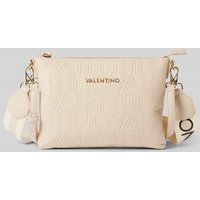 VALENTINO BAGS Handtasche mit Label-Applikation Modell 'PANSY' in Ecru, Größe 1 von VALENTINO BAGS