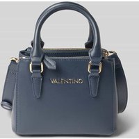 VALENTINO BAGS Handtasche mit Label-Applikation Modell 'ZERO RE' in Marine, Größe 1 von VALENTINO BAGS