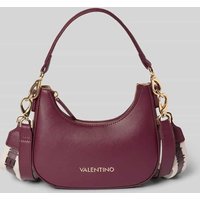 VALENTINO BAGS Handtasche mit Label-Applikation Modell 'ZERO' in Bordeaux, Größe 1 von VALENTINO BAGS