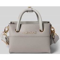 VALENTINO BAGS Handtasche mit Label-Detail Modell 'ALEXIA' in Hellgrau, Größe 1 von VALENTINO BAGS