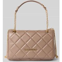 VALENTINO BAGS Handtasche mit Label-Detail Modell 'OCARINA' in Taupe, Größe 1 von VALENTINO BAGS