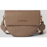 VALENTINO BAGS Handtasche mit Label-Detail Modell 'PANSY' in Taupe, Größe 1 von VALENTINO BAGS