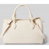 VALENTINO BAGS Handtasche mit Label-Prägung Modell 'RISED' in Ecru, Größe 1 von VALENTINO BAGS