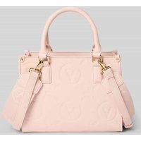VALENTINO BAGS Handtasche mit Label-Strukturmuster Modell 'SAMBA' in Rose, Größe 1 von VALENTINO BAGS
