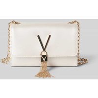 VALENTINO BAGS Handtasche mit Logo-Applikation Modell 'DIVINA SA' in Silber, Größe 1 von VALENTINO BAGS