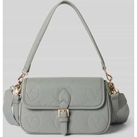 VALENTINO BAGS Handtasche mit Strukturmuster Modell 'SAMBA' in Hellgrau, Größe 1 von VALENTINO BAGS