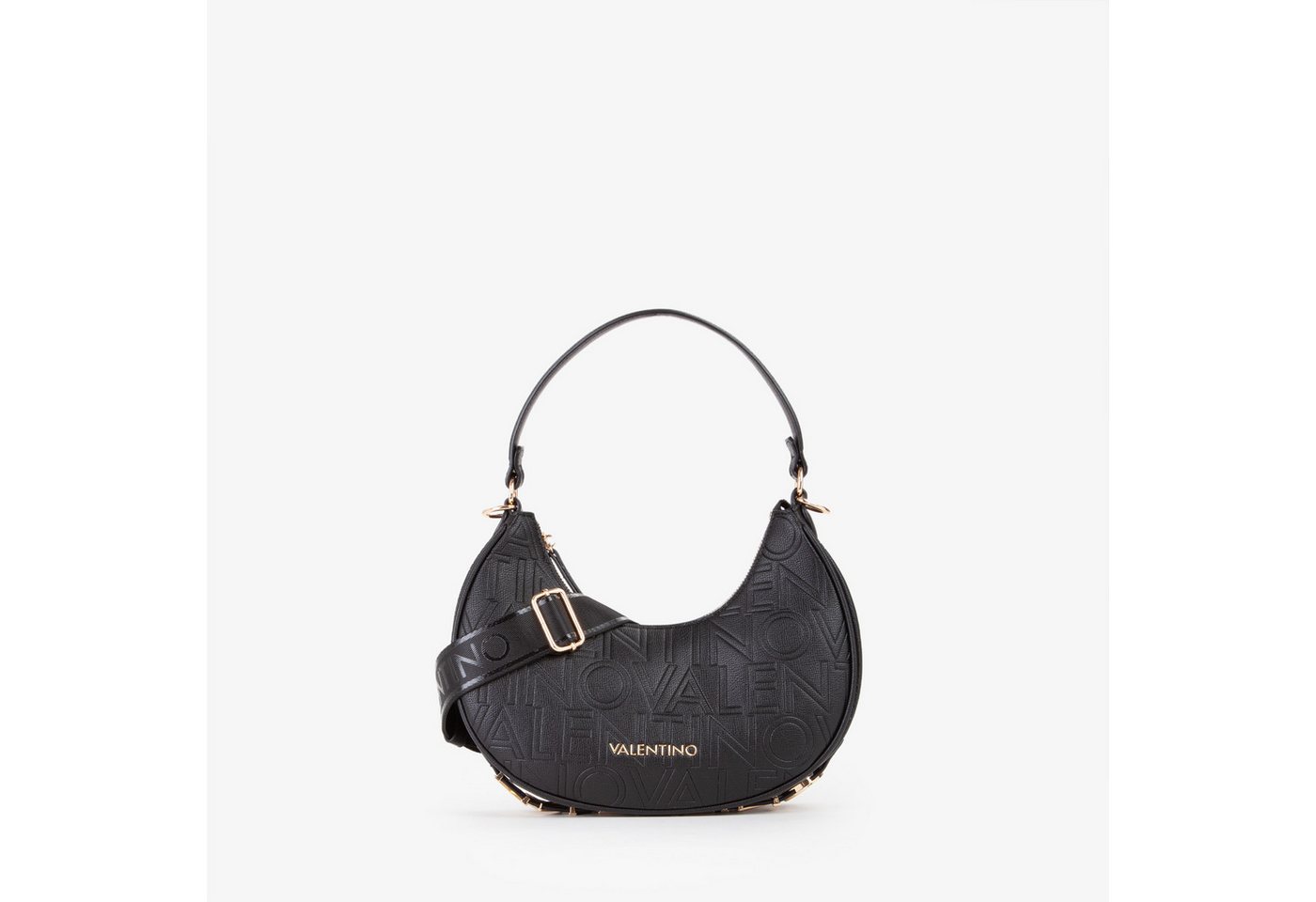 VALENTINO BAGS Hobo HOBO BAG SHELBY, Damen Umhängetasche, Tragetasche, Handtasche mit Logoprägung von VALENTINO BAGS