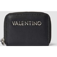 VALENTINO BAGS Kartenetui mit Label-Schriftzug Modell 'DIVINA' in Black, Größe One Size von VALENTINO BAGS