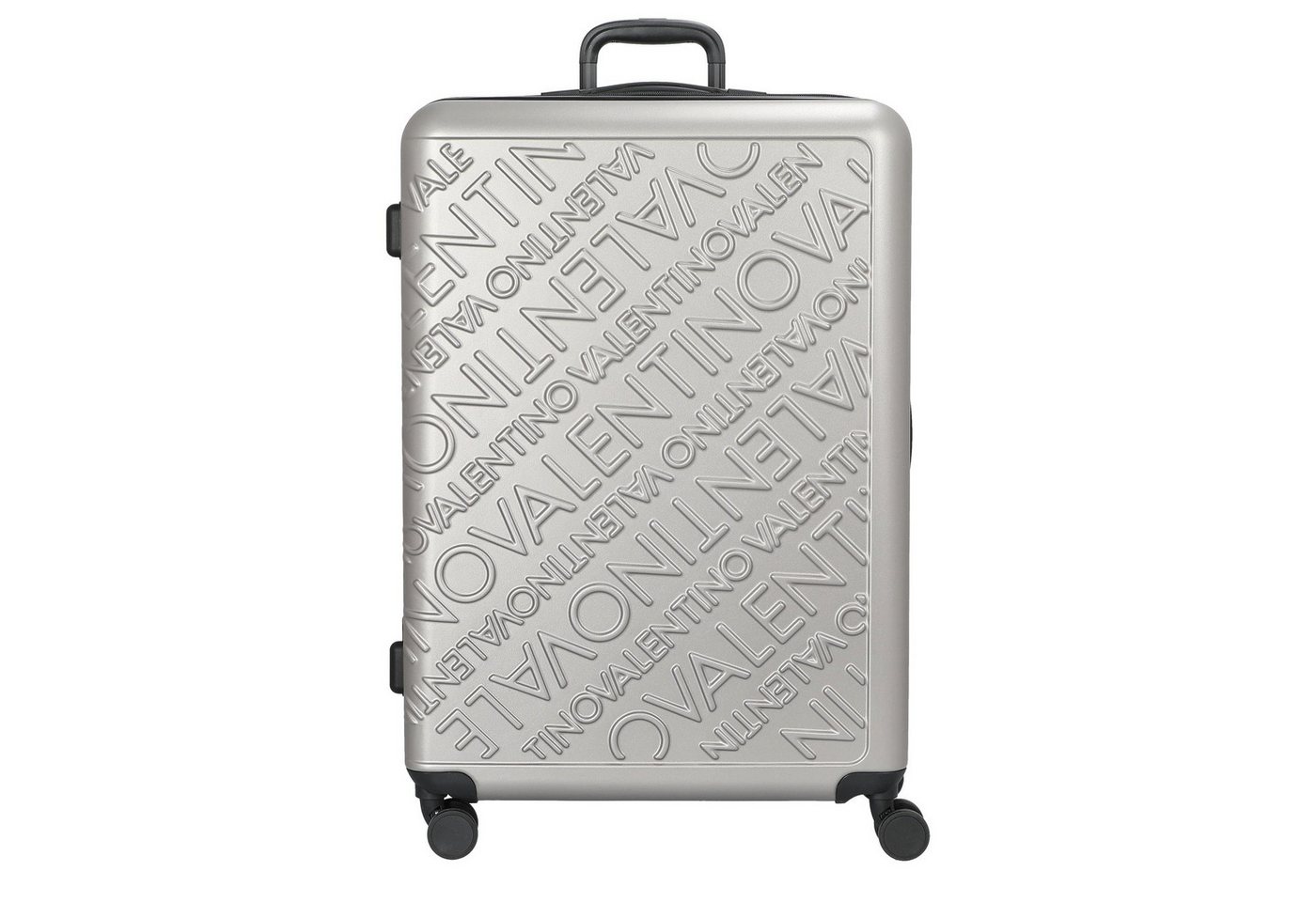 VALENTINO BAGS Koffer Mars Carry On - 4-Rollen-Trolley L 76 cm (silber) von VALENTINO BAGS