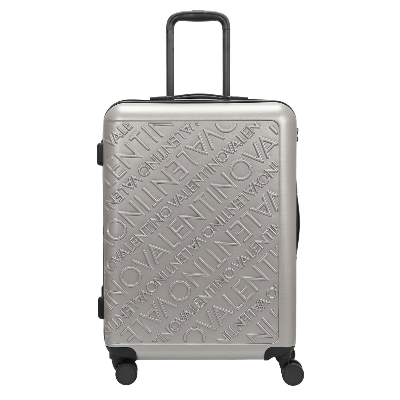 VALENTINO BAGS Koffer Mars Carry On - 4-Rollen-Trolley M 65 cm (silber), 4 Rollen Rollen von VALENTINO BAGS