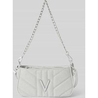 VALENTINO BAGS Pochette mit Glitter-Effekt Modell 'PORTOBELLO GLITTTER' in Silber, Größe One Size von VALENTINO BAGS