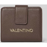 VALENTINO BAGS Portemonnaie in Leder-Optik Modell 'ALEXIA' in Dunkelbraun, Größe 1 von VALENTINO BAGS