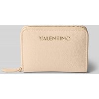 VALENTINO BAGS Portemonnaie mit Label-Applikation Modell 'ALEXIA' in Ecru, Größe 1 von VALENTINO BAGS