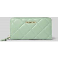 VALENTINO BAGS Portemonnaie mit Label-Applikation Modell 'OCARINA' in Hellgruen, Größe 1 von VALENTINO BAGS