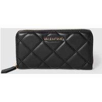 VALENTINO BAGS Portemonnaie mit Label-Applikation Modell 'OCARINA' in Black, Größe One Size von VALENTINO BAGS