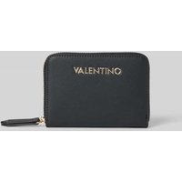 VALENTINO BAGS Portemonnaie mit Label-Applikation Modell 'ZERO' in Black, Größe 1 von VALENTINO BAGS