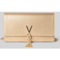 VALENTINO BAGS Portemonnaie mit Label-Detail Modell 'DIVINA' in Gold, Größe 1 von VALENTINO BAGS