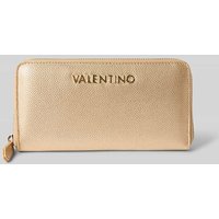 VALENTINO BAGS Portemonnaie mit Label-Detail Modell 'DIVINA' in Gold, Größe 1 von VALENTINO BAGS