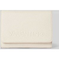VALENTINO BAGS Portemonnaie mit Label-Detail in Ecru, Größe 1 von VALENTINO BAGS