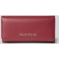 VALENTINO BAGS Portemonnaie mit Label-Schriftzug Modell 'ALEXIA' in Bordeaux, Größe 1 von VALENTINO BAGS