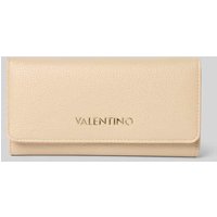 VALENTINO BAGS Portemonnaie mit Label-Schriftzug Modell 'ALEXIA' in Ecru, Größe 1 von VALENTINO BAGS
