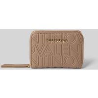 VALENTINO BAGS Portemonnaie mit Logo-Muster Modell 'PANSY' in Taupe, Größe 1 von VALENTINO BAGS