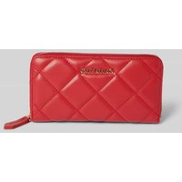 VALENTINO BAGS Portemonnaie mit Ziernähten Modell 'OCARINA' in Rot, Größe 1 von VALENTINO BAGS